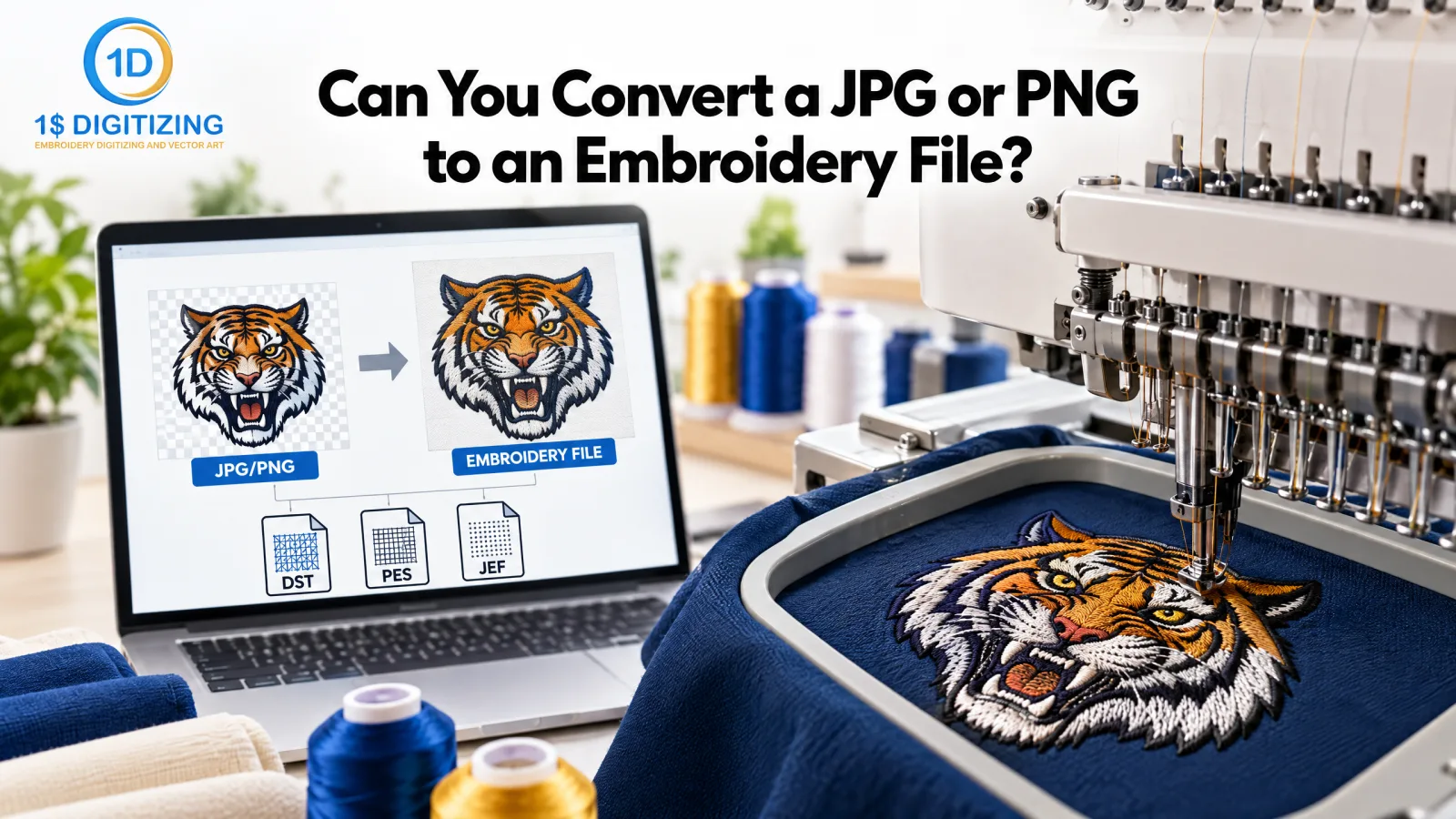 Convert JPG Embroidery File