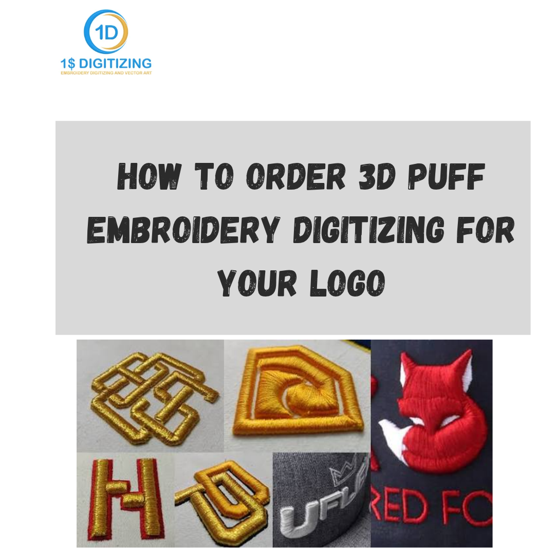 3D Puff Embroidery Digitizing