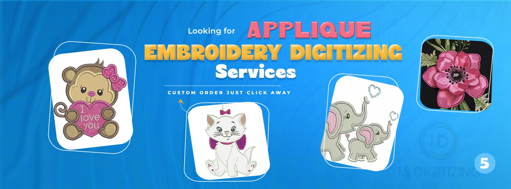 applique embroidery digitizing services