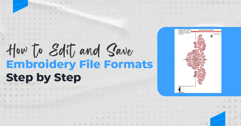 Embroidery File Formats